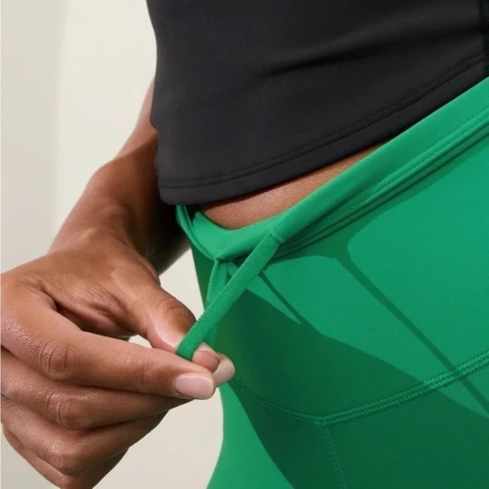 INTERVAL STASH HIGH RISE 7/8 LEGGING TIGHT, SIZE XS, SCOUT GREEN - Picture 7 of 7